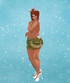 Fluffy Girl! Baby Fat Shape