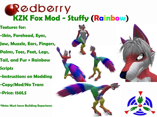 KZK Fox Mod - Stuffy (Rainbow)