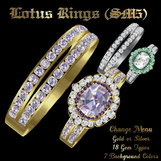 Ashira's Lotus Rings (SM5)