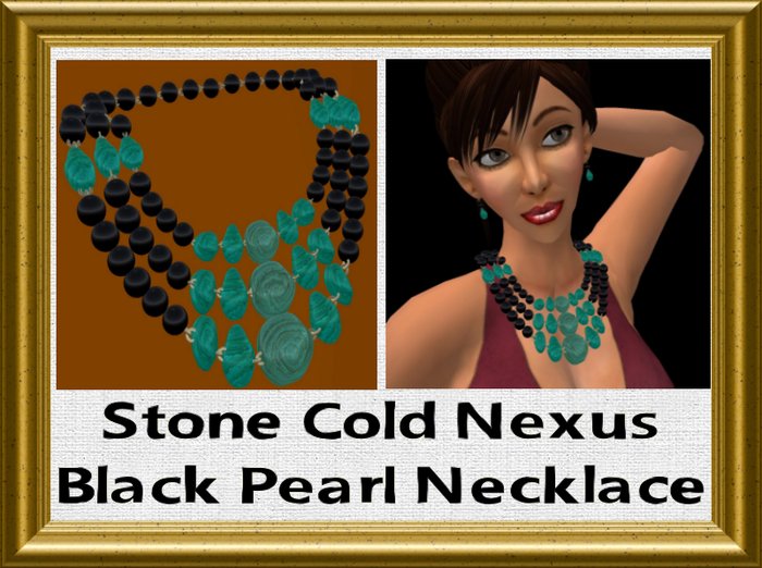 Stone Cold Nexus Black Pearl Necklace