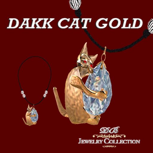 Necklace Dakk Cat Gold