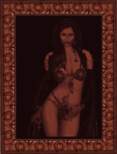 JL Gothic Painting IV red