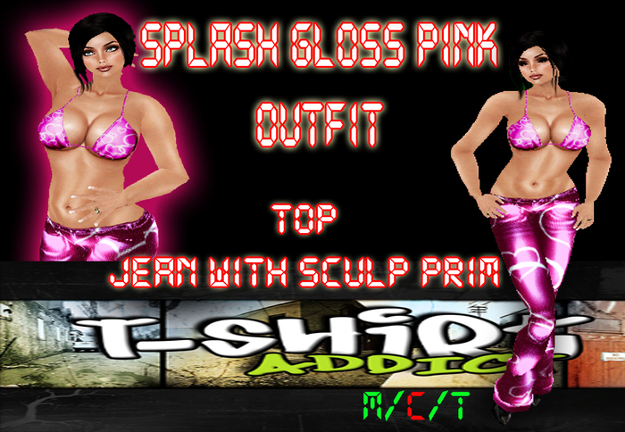 .:TA:.Pink Splash Gloss Outfit