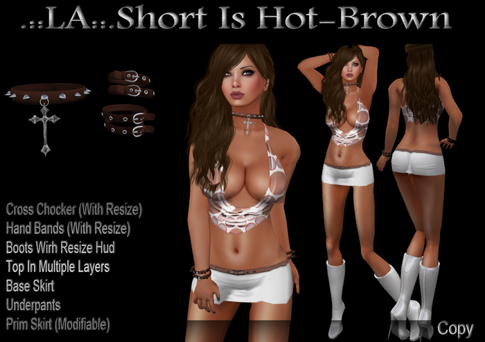 .::LA::.Short Is Hot!! Brown