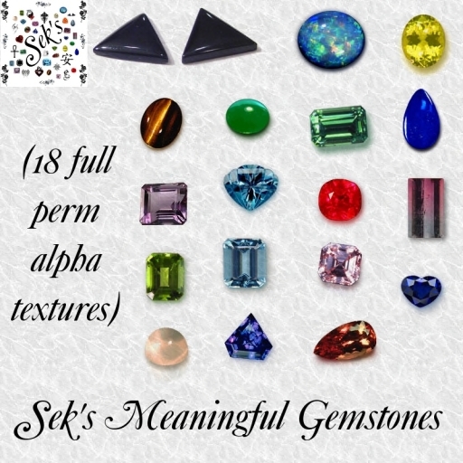 Sek's Meanigful Gemstone Textures