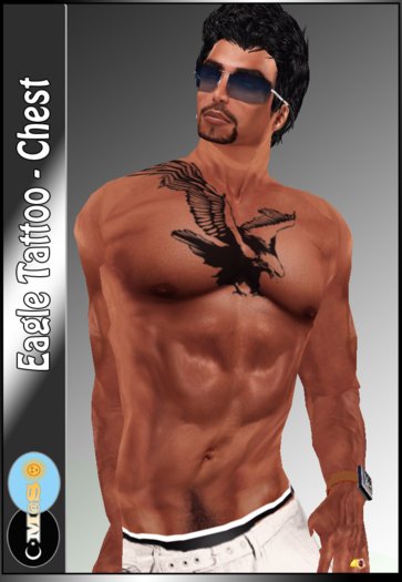 M@S Eagle Tattoo - Chest