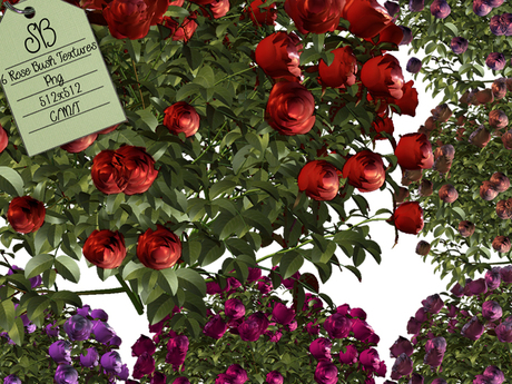 Second Life Marketplace - SB ROSE BUSH TEXTURES