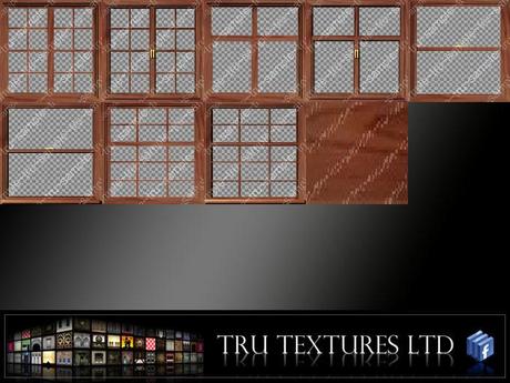 Second Life Marketplace - 23886: CM - 9 x Interior Exterior Window ...