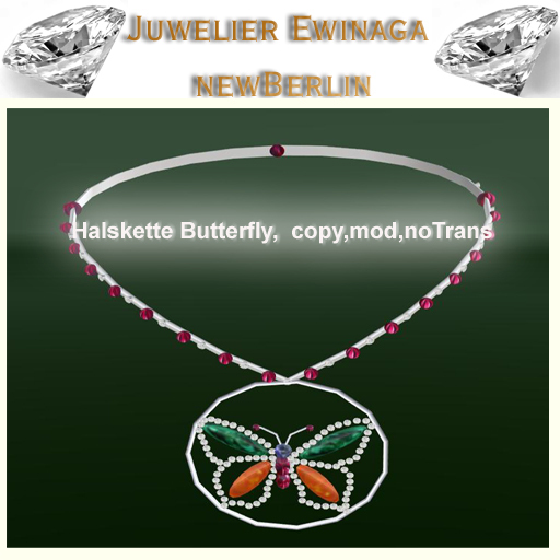 Necklace Butterfly