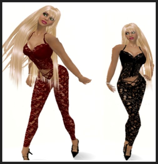 Havana Catsuit Black & Red