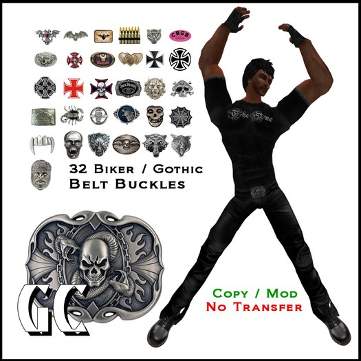 GC Belt Buckle - Biker Collection