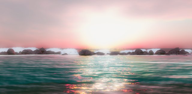 ~AP~ Photographic Print. 'Sunset, Second Life'