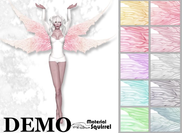 Ondine DEMO Wings - Flexi Scripted Fairy Wings by Material Squirrel