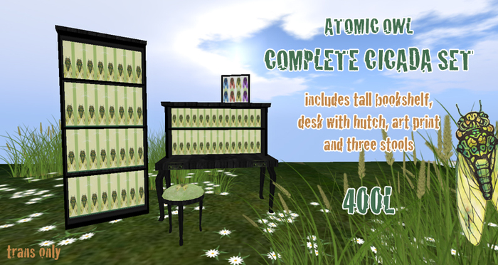 Atomic Owl Complete Cicada Furniture Set