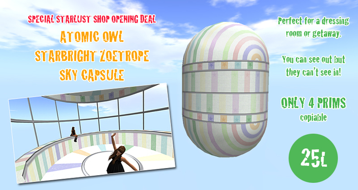 Atomic Owl Starbright Zoetrope Capsule Skybox
