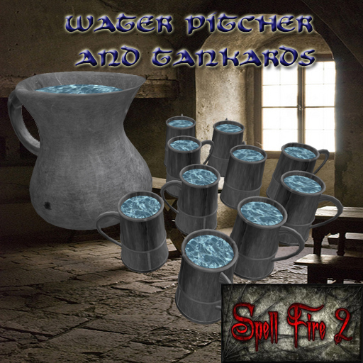 UD Spell Fire 2 Water Tankards & Pitcher