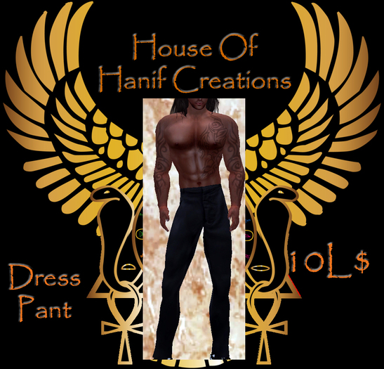 HOH Menswear Black Dress Pant