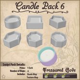 -TC- Candle Pack 6 Clearance Priced