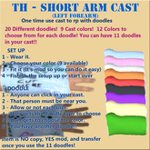 TH - Short Arm Cast