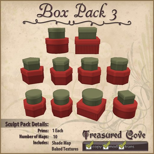 -TC- Box Pack 3 Clearance Priced