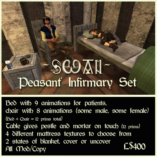~SWAN~ Infirmary Set 'Peasant'
