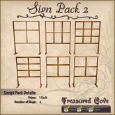 -TC- Sign Pack 2 Clearance Priced