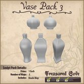 -TC- Vase Pack 3 Clearance Priced