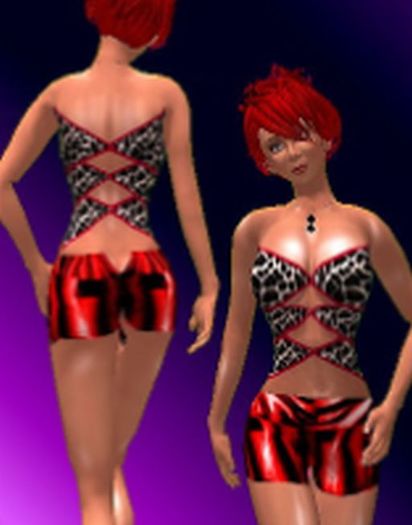 Xmas Season Short Dress Set