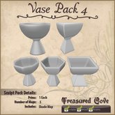 -TC- Vase Pack 4 Clearance Priced