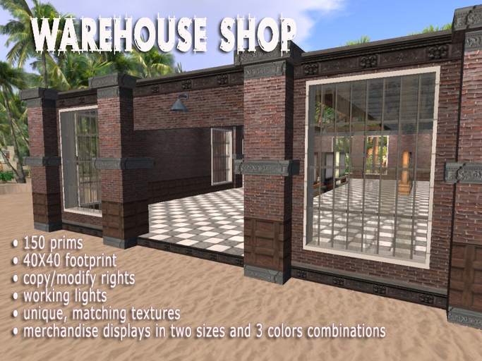 Warehouse Commercial Shop Store Grunge Warehouse