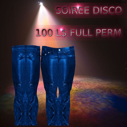 pantalon cuir bleu fluo