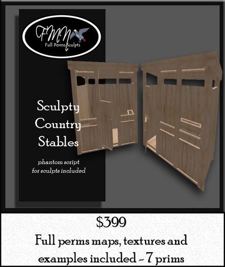 FMN Full Perms Sculpted Country Stables