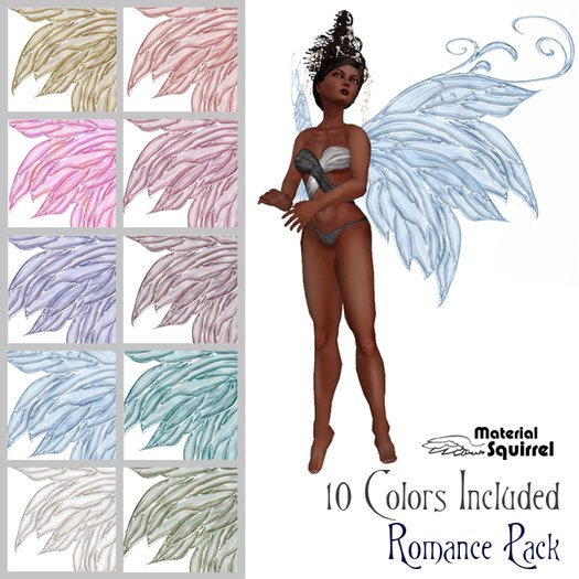 Ielles Wings - Ten Color Pack - Flexi Scripted Fairy Wings