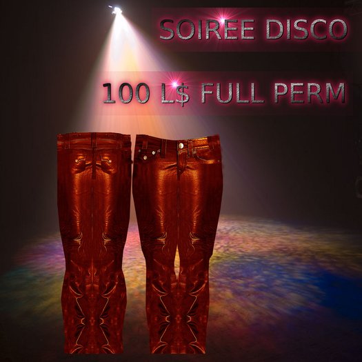 pantalon cuir rouge fluo
