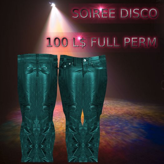pantalon cuir vert