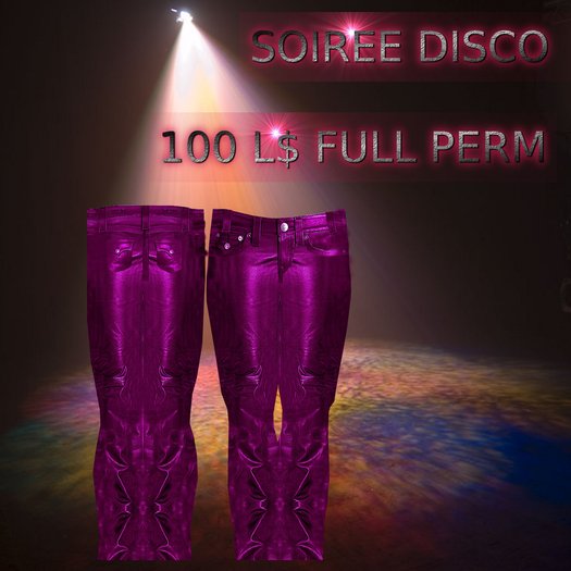 pantalon cuir violet fluo