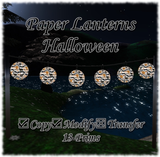 Paper Lanterns - Halloween 