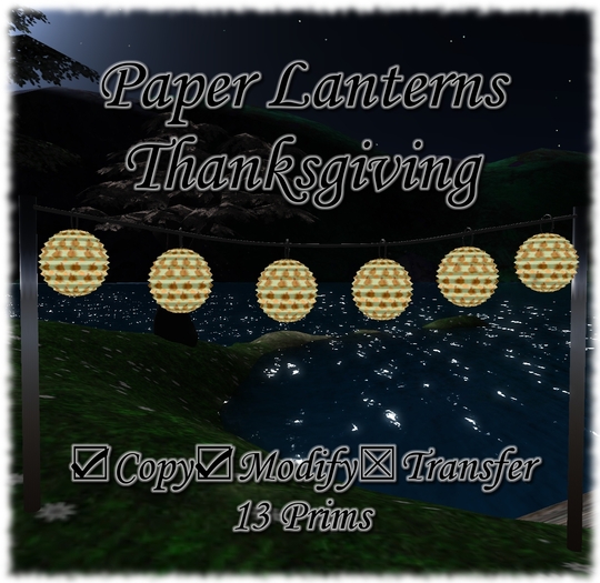 Paper Lanterns - Thanksgiving