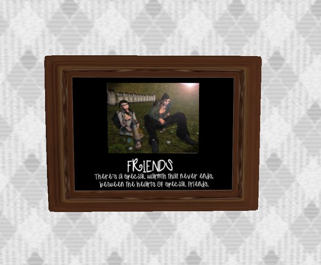 [&Hearts;]friends quote Frame