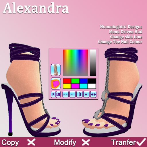 Alexandra Purple Shoes