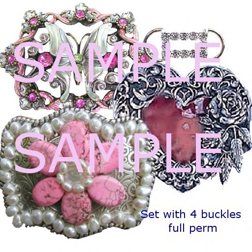 4 buckles set - full perm