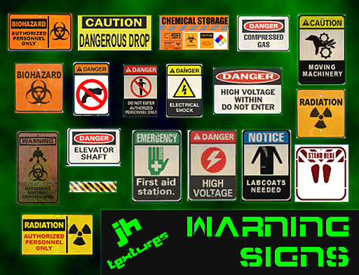 JH Textures - Warning Signs