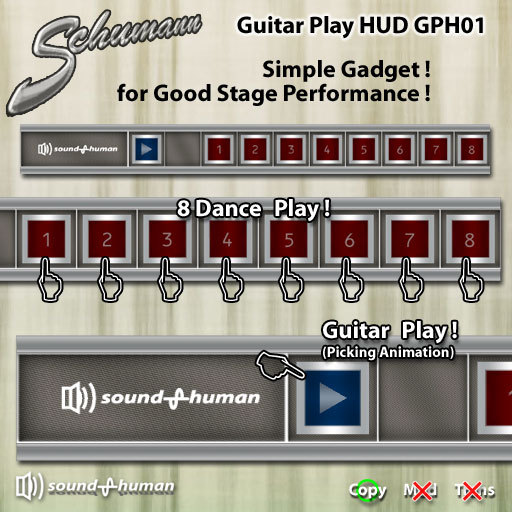 Guitar Play HUD GPH01