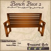 -TC- Bench Piece 2 Clearance Priced