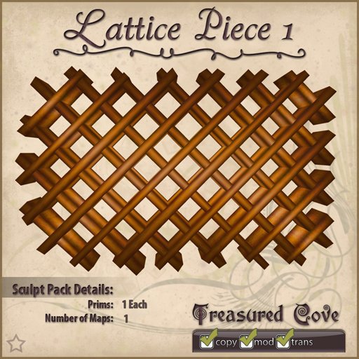 -TC- Lattice Piece 1 Clearance Priced