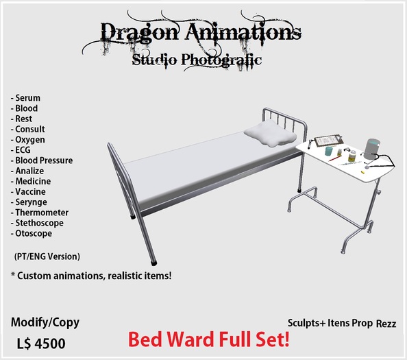 Bed Ward Full Set! v1.0 (Boxed- PT/ENG)