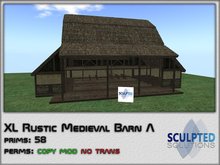 XL Rustic Medieval Barn A