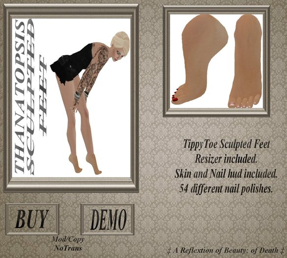 Thanatopsis - Sculpted TippyToes