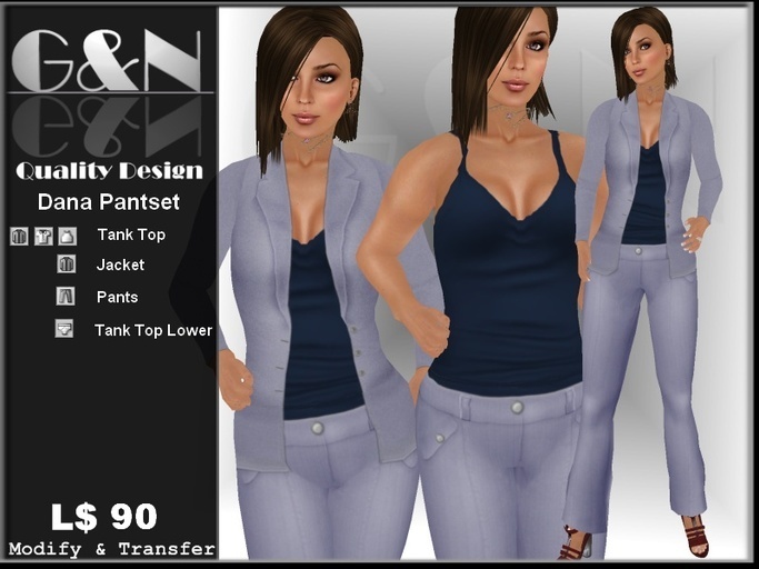 G&N Quality Design Dana Pantset (Copy Version)