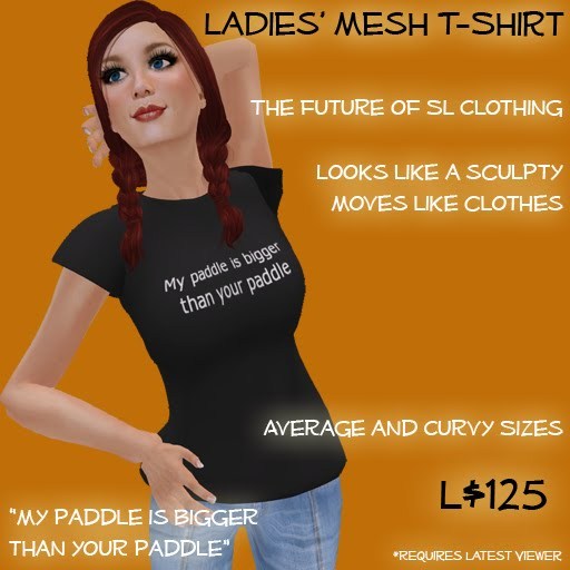 Mesh Paddle T-shirts Female